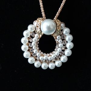 New Gold Pearl Necklace